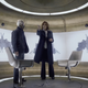 Laurie checking out Looking Glass’ pod.